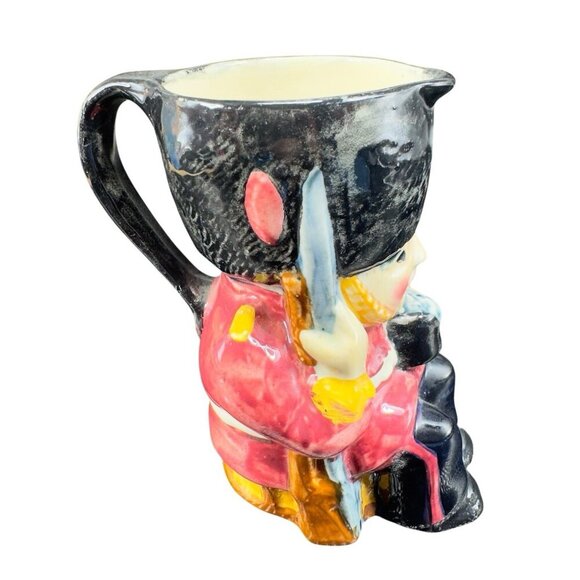 Vintage Shorter and Son England Guardsman Creamer Jug Toby Small Pitcher England - Picture 1 of 13